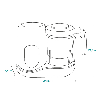 lionelo BabyMenu — Wielofunkcyjny robot do gotowania 5 w 1